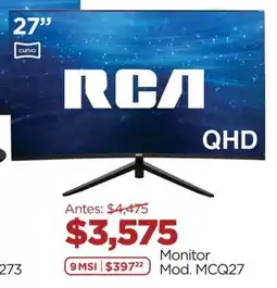 Chedraui RCA monitor oferta