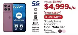 Chedraui Motorola Moto G17 oferta