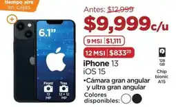 Chedraui iPhone 13 oferta