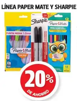 Farmacias Guadalajara Paper Mate y Sharpie oferta