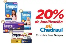 Chedraui En toda la línea Tempra oferta