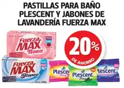 Farmacias Guadalajara Plescent y jabones de lavandería fuerza max oferta