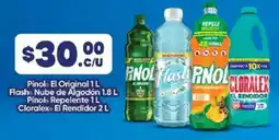 Farmacias Guadalajara Pinol El Original Flash Nube de Algodon Pinol Repelente Cloralex El Rendidor oferta