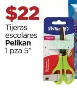 Chedraui Pelikan tijeras escolares 5" oferta