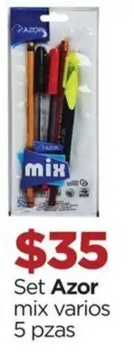 Chedraui Azor set mix varios oferta