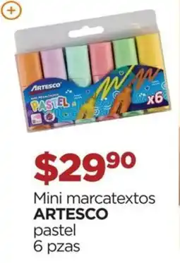 Chedraui Artesco mini marcatextos pastel oferta