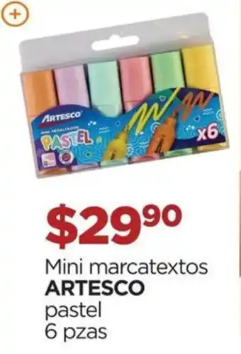 Artesco mini marcatextos pastel