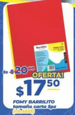 Super Gutiérrez Fomy Barrilito oferta