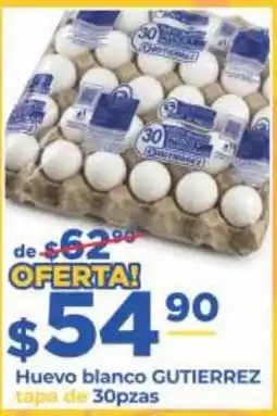 Super Gutiérrez Huevo blanco GUTIERREZ oferta