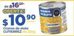 Super Gutiérrez Gutierrez granos de elote oferta