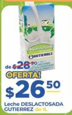 Super Gutiérrez Leche Deslactosada Gutierrez oferta