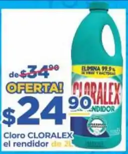 Super Gutiérrez Cloralex cloro el rendidor oferta