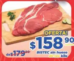 Super Gutiérrez bistec sin hueso de res kilo oferta