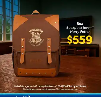 Ruz Backpack Juvenil Harry Potter