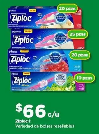Ziploc® Variedad de bolsas resellables