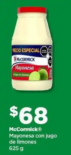 Bodega Aurrerá McCormick Mayonesa con jugo de limones oferta