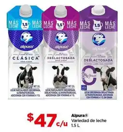 Bodega Aurrerá Alpura® Variedad de leche oferta