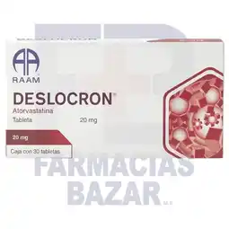 Farmacias Bazar DESLOCRON 20MG 30 TABLETAS RAAM oferta