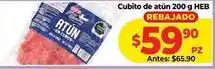 HEB Heb - cubito de atún oferta