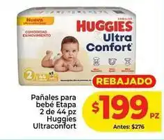 HEB Huggies - pañales ultraconfort 2 de 44 pz oferta