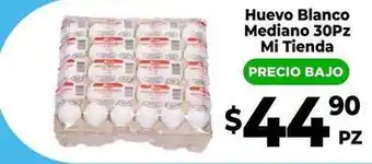 HEB Huevo blanco mediano oferta