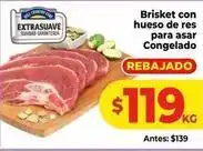 HEB Hill country - brisket con hueso de res para asar congelado oferta