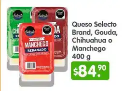 Arteli Queso Selecto Brand, Gouda, Chihuahua o Manchego oferta