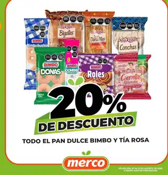 Bimbo y Tía Rosa pan dulce