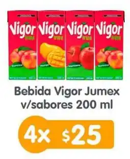 Arteli Bebida Vigor Jumex v/sabores oferta