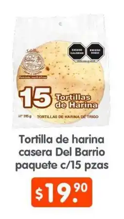 Arteli Tortilla de harina casera Del Barrio oferta