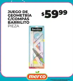Merco Barrilito juego de geometría c/compás oferta