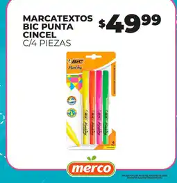 Merco bic punta cincel oferta
