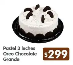 Arteli Pastel 3 leches Oreo Chocolate Grande oferta