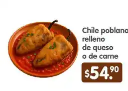 Arteli Chile poblano relleno de queso o de carne oferta