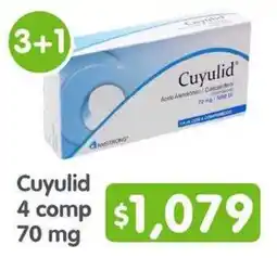 Arteli Cuyulid 4 comp 70 mg oferta