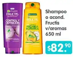 Arteli Garnier Fructis shampoo o acond. Fructis v/aromas oferta