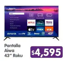Arteli Aiwa Pantalla 43" Roku oferta