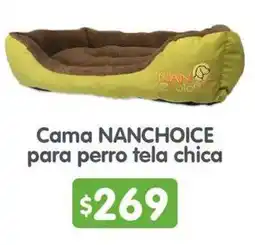 Arteli NANCHOICE cama para perro tela chica oferta