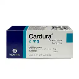 Farmacias YZA Cardura 2Mg 20 Tabs oferta