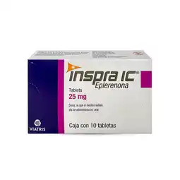 Farmacias YZA Inspra 25Mg 10 Tabs oferta
