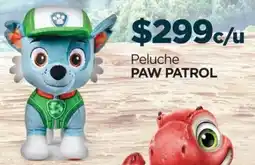 Chedraui Paw Patrol peluche oferta