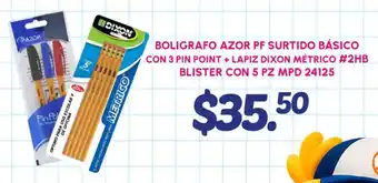 Azor Boligrafo + Dixon lapiz