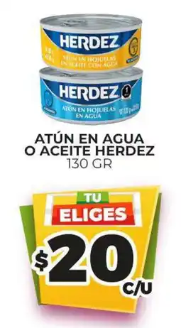 Merco Herdez atún en agua o aceite oferta