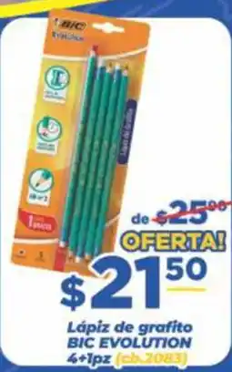 Super Gutiérrez Bic evolution lápiz de grafito 4+1pz oferta