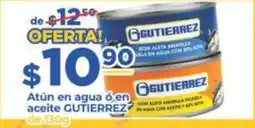 Super Gutiérrez Gutierrez naucoma atún en agua ó en aceite oferta