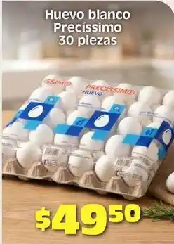 Soriana Híper Precissimo - huevo blanco oferta