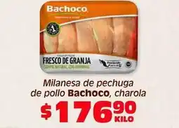 Soriana Híper Bachoco - milanesa de pechuga de pollo oferta
