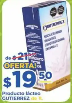 Super Gutiérrez Ggutierrez producto lácteo oferta