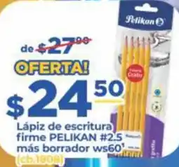 Super Gutiérrez Pelikan lápiz de escritura firme #2.5 más borrador ws60 oferta