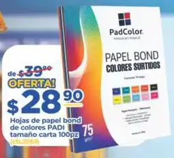 Super Gutiérrez Padi hojas de papel bond de colores tamaño oferta